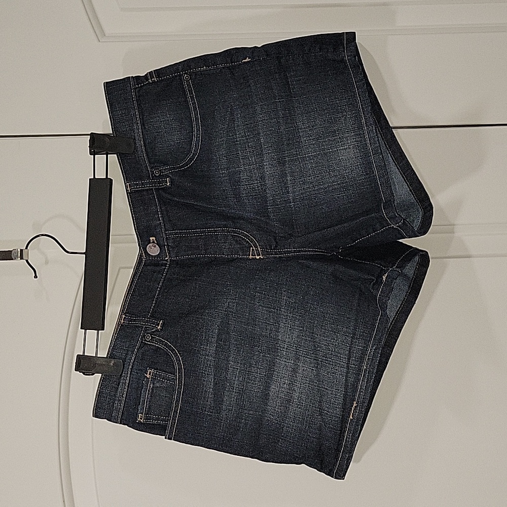 New York & Company Dark Wash Jean Shorts